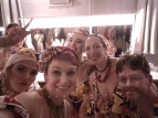 The Menagerie - selfie with dancers - BEFORE - photo by Jane Comben
