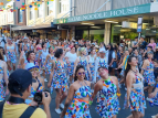 HP - Wellington Batucada at CubaDupa 2025 - photo by friend of Harriet Payne
