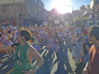 EK - Wellington Batucada at CubaDupa 2025 - photo by friend of Erin Krebs