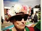 2015 Hastings Blossom Festival - Cinnamon (possibly eating sossie-and-bread) - photo by Alison Green