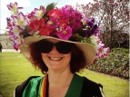 2015 Hastings Blossom Festival - AliG (and her hat) - photo by Alison Green
