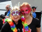 Kokomai Creative Festival masked parade - Lisa L & Rochelle