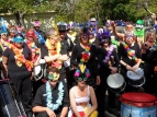 Kokomai Creative Festival masked parade - all dressed up and ready to go