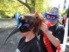 Kokomai Creative Festival masked parade - Mystery drummer? and Bill