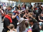 Mt Cook School Gala - audience participation after the jump break - photo by Deborah Harris