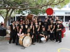 Mt Cook School Gala - the band - photo by Deborah Harris