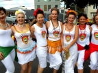 Newtown Fair 2014 - dancers Sarah, Hillary, Iko, Arawhetu, Tanya, Debz, Jackie - photo by Alan Shuker