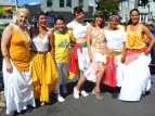 Newtown Fair 2015 - our lovely dancers all in sunshine yellow - photo by Alan Shuker