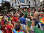 KJ - Wellington Batucada at Pride Parade 2025 - photo by Kamille Joyce