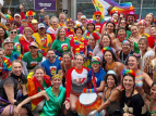 ET - Wellington Batucada at Pride Parade 2025 - photo by Epu Tararo