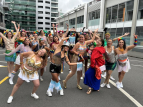 HR - Wellington Batucada at Pride Parade 2025 - photo by Hillary Reid