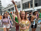HR - Wellington Batucada at Pride Parade 2025 - photo by Hillary Reid