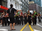 2014 Sevens parade - Tim C directing - photo by Graham Dwyer
