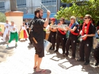 2015 Sevens Parade - performing outside Civic Square after the parade - photo by Alan Shuker