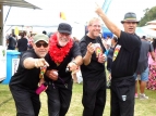 Te Rā o te Raukura 2014 - Nige, Alan, Richard, Gordo - photo by Alan Shuker