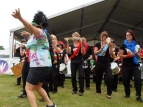 Te Rā o te Raukura 2014 - with our lovely dancer - photo by Alan Shuker