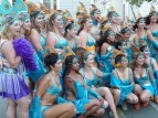Mermaid dancers