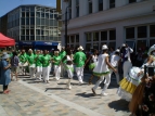 LSS dancers and drummers at Waterloo Carnival  - photo by Nigel Sloley