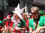 Wellington Santa Parade 2015 - Paquita & Christian - photo by Alan Shuker