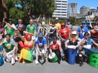 Wellington Rugby Sevens 2016 day 2 - superheroes ready to play - photo by Alan Shuker