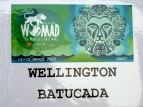 Batucada at WOMAD 2015 - our name on the dressing-room door - photo by Graham Dwyer