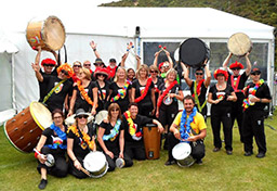 The band at Te Rā o te Raukura 2014