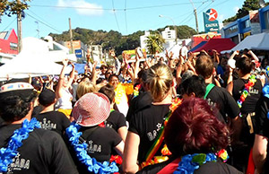Drumming and dancing the Newtown Wave