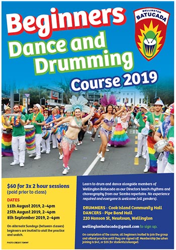 Beginners dance and drumming course 2019