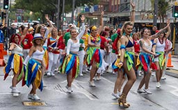 Wellington Batucada at Courtenay Carnival - New Year’s Eve 2024 - photo by Chris McKeown