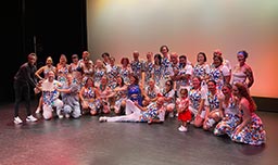 Wellington Batucada (and tiny dancer) at the Diversity Festival 2025 - photo by our compère