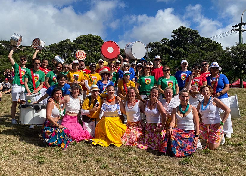 Wellington Batucada at Island Bay Festival 2025 - photo by Alison Green