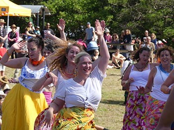 Wellington Batucada at Island Bay Festival 2025 - photo by Lisa Leask