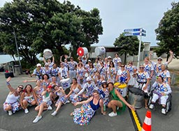 Wellington Batucada at Round the Bays 2025 - photo by Alison Green