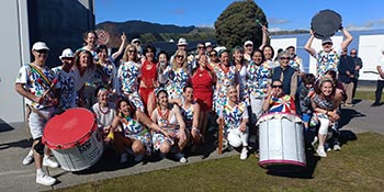Wellington Batucada at The Cultural Diversity Festival 2025 - photo by Gina King